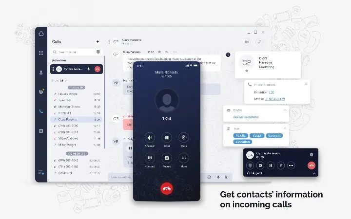 SmartTalk call using PC, Mac, iPhone, and Android apps